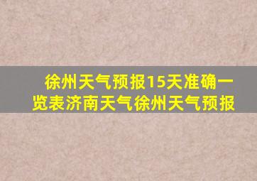 徐州天气预报15天准确一览表济南天气徐州天气预报