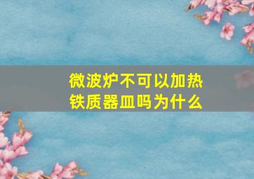 微波炉不可以加热铁质器皿吗为什么