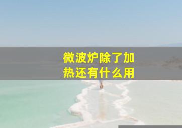 微波炉除了加热还有什么用