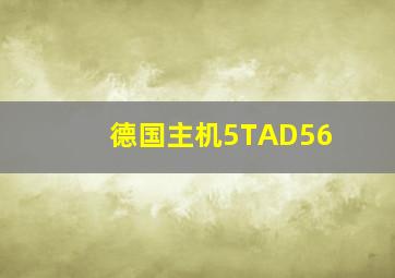 德国主机5TAD56