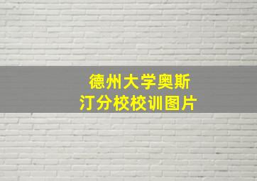 德州大学奥斯汀分校校训图片