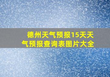 德州天气预报15天天气预报查询表图片大全