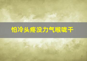 怕冷头疼没力气喉咙干