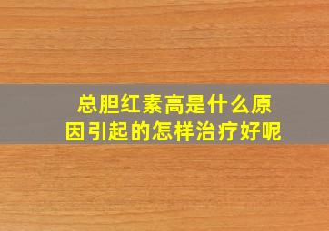 总胆红素高是什么原因引起的怎样治疗好呢