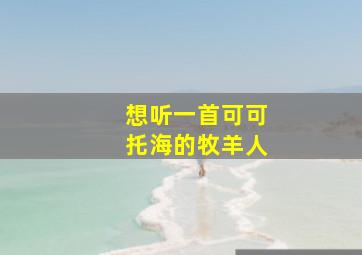 想听一首可可托海的牧羊人