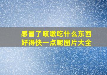 感冒了咳嗽吃什么东西好得快一点呢图片大全