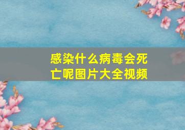 感染什么病毒会死亡呢图片大全视频