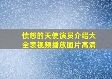 愤怒的天使演员介绍大全表视频播放图片高清