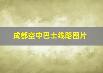 成都空中巴士线路图片