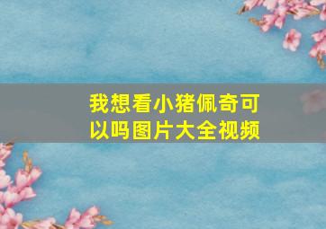 我想看小猪佩奇可以吗图片大全视频