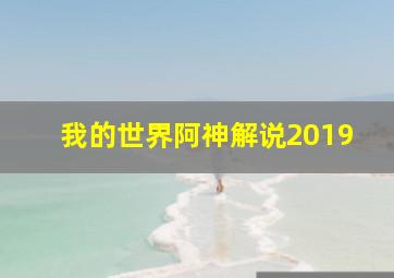 我的世界阿神解说2019