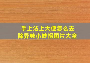 手上沾上大便怎么去除异味小妙招图片大全