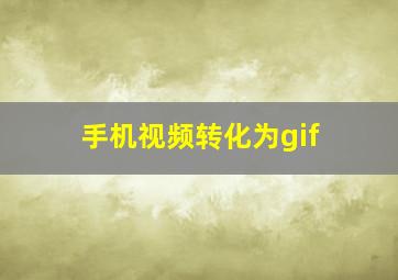 手机视频转化为gif