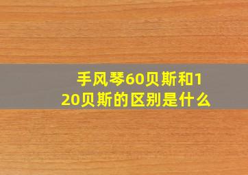 手风琴60贝斯和120贝斯的区别是什么