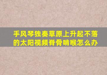 手风琴独奏草原上升起不落的太阳视频脊骨啃喉怎么办