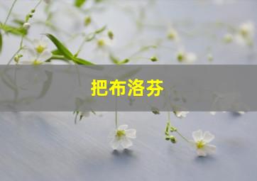 把布洛芬