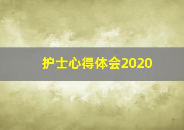 护士心得体会2020