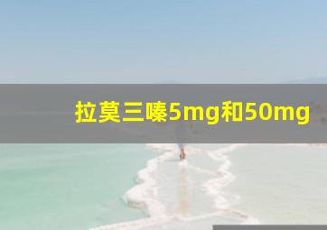 拉莫三嗪5mg和50mg