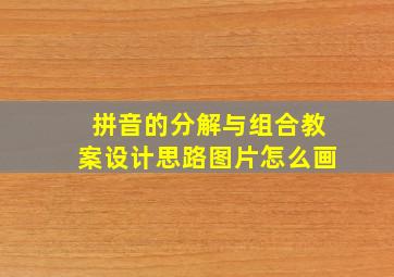 拼音的分解与组合教案设计思路图片怎么画