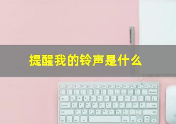 提醒我的铃声是什么