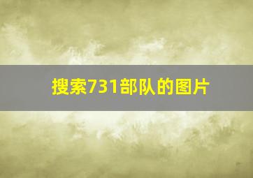 搜索731部队的图片