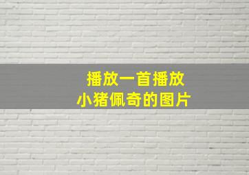 播放一首播放小猪佩奇的图片