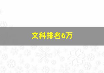 文科排名6万