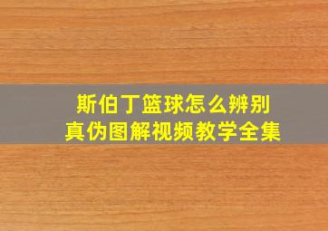 斯伯丁篮球怎么辨别真伪图解视频教学全集