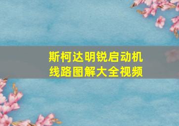 斯柯达明锐启动机线路图解大全视频