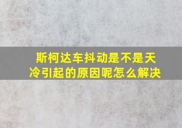 斯柯达车抖动是不是天冷引起的原因呢怎么解决