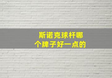 斯诺克球杆哪个牌子好一点的