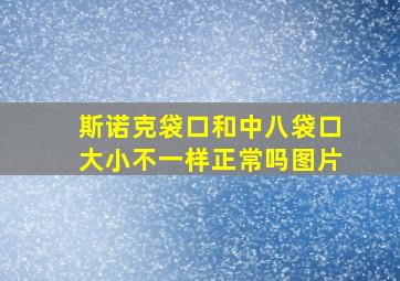 斯诺克袋口和中八袋口大小不一样正常吗图片