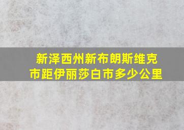 新泽西州新布朗斯维克市距伊丽莎白市多少公里