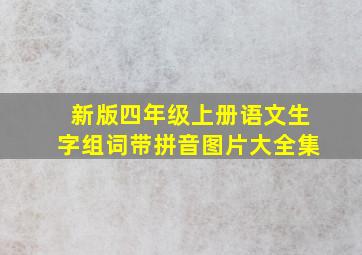 新版四年级上册语文生字组词带拼音图片大全集