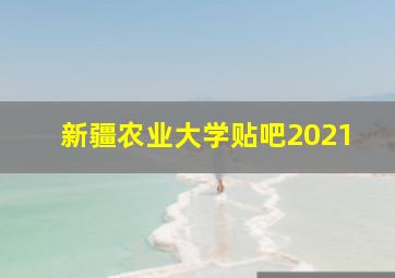 新疆农业大学贴吧2021