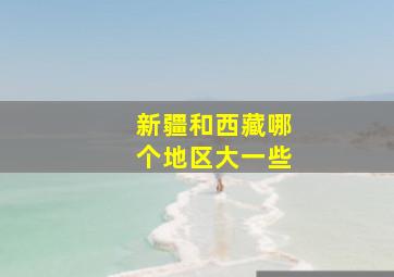 新疆和西藏哪个地区大一些