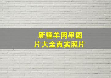 新疆羊肉串图片大全真实照片