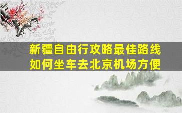 新疆自由行攻略最佳路线如何坐车去北京机场方便