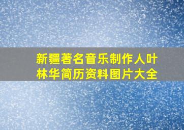 新疆著名音乐制作人叶林华简历资料图片大全