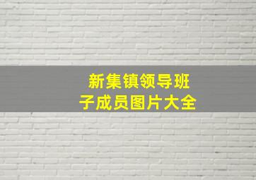 新集镇领导班子成员图片大全