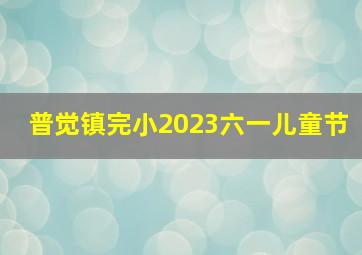 普觉镇完小2023六一儿童节