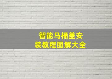 智能马桶盖安装教程图解大全