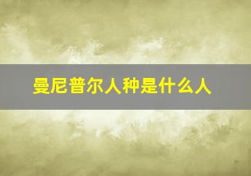 曼尼普尔人种是什么人