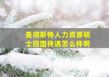 曼彻斯特人力资源硕士回国待遇怎么样啊