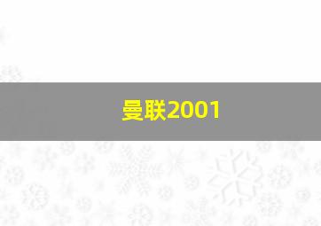 曼联2001