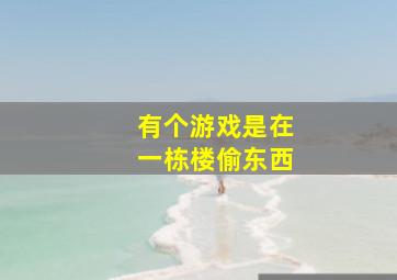 有个游戏是在一栋楼偷东西