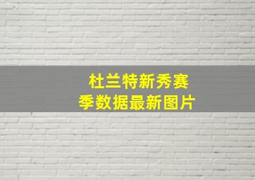 杜兰特新秀赛季数据最新图片