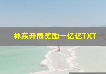 林东开局奖励一亿亿TXT