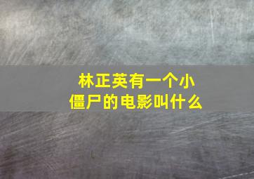 林正英有一个小僵尸的电影叫什么