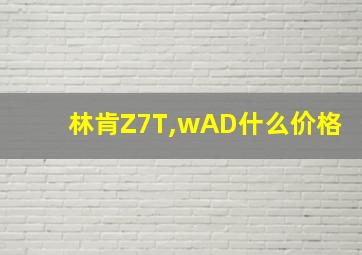 林肯Z7T,wAD什么价格